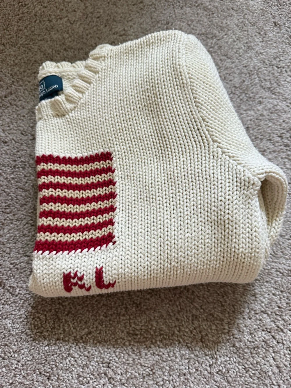 Ralph Lauren cream crewneck